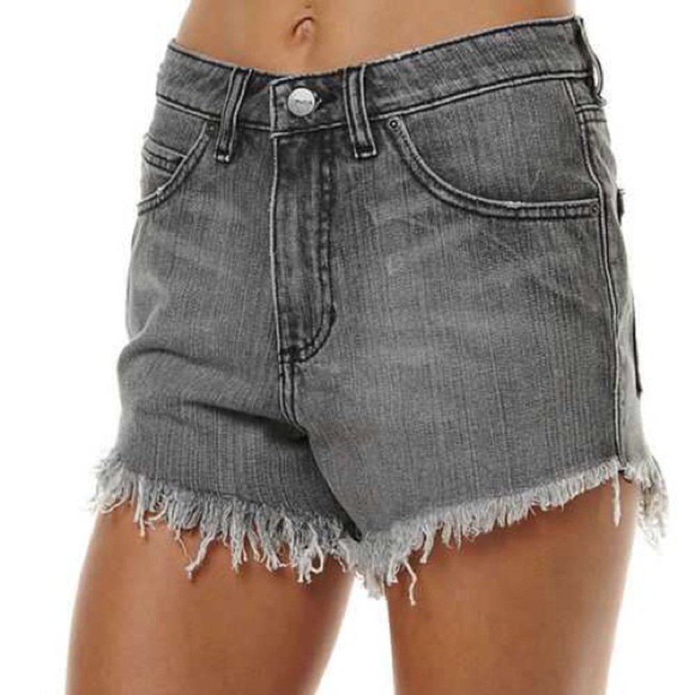 🆕 RVCA Highly Vibed Womens Denim Short - Picture 4 of 8